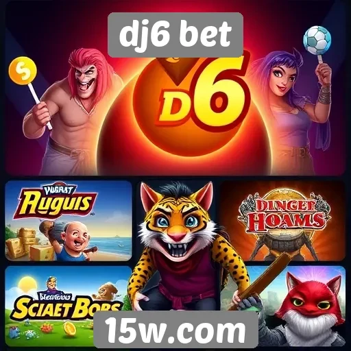 Variedade de jogos disponíveis na plataforma dj6 bet